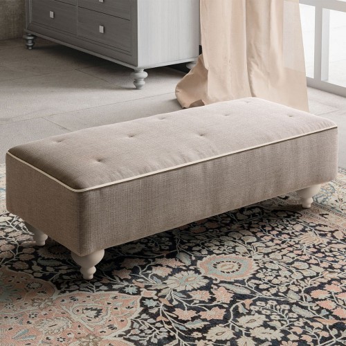 Taburet tapitat cu spatiu de depozitare Le Comfort, Raffello Bench